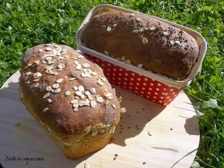 CHLEB Z BRĄZOWEJ MĄKI CHLEBOWEJ