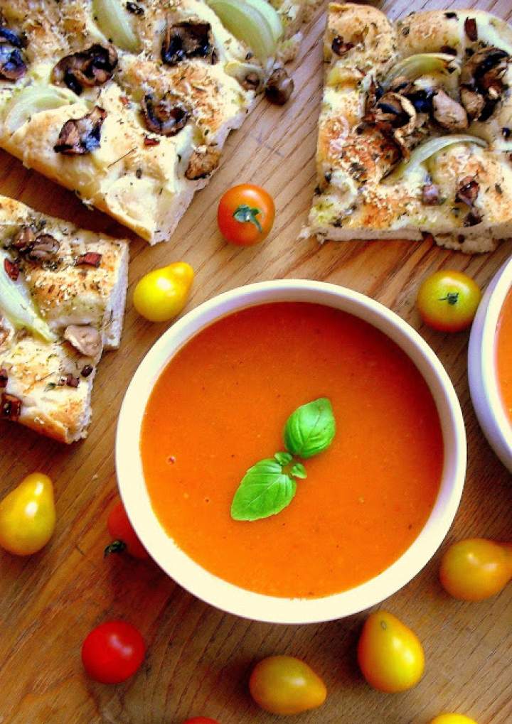 Zupa z pieczonych pomidorów / Roasted tomato soup