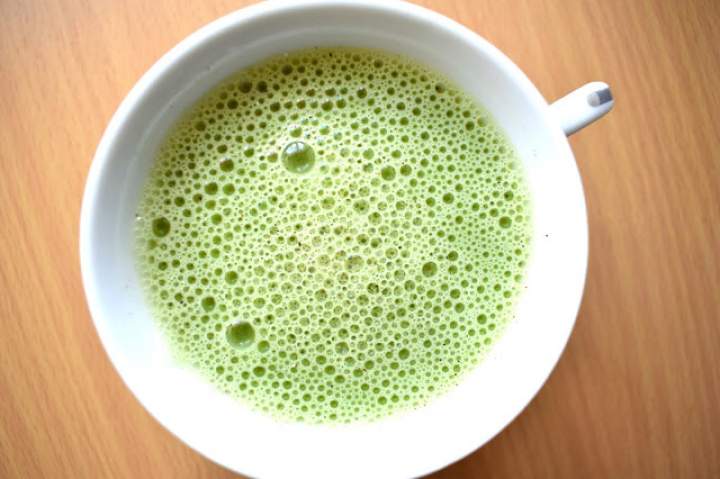 Waniliowa matcha latte :)