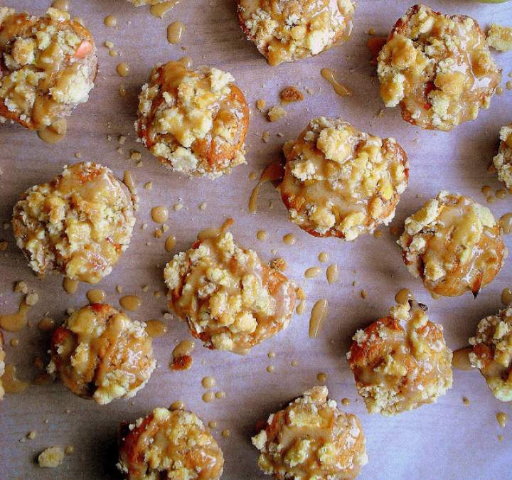 Muffinki z jabłkami i kruszonką / Apple crumb muffins