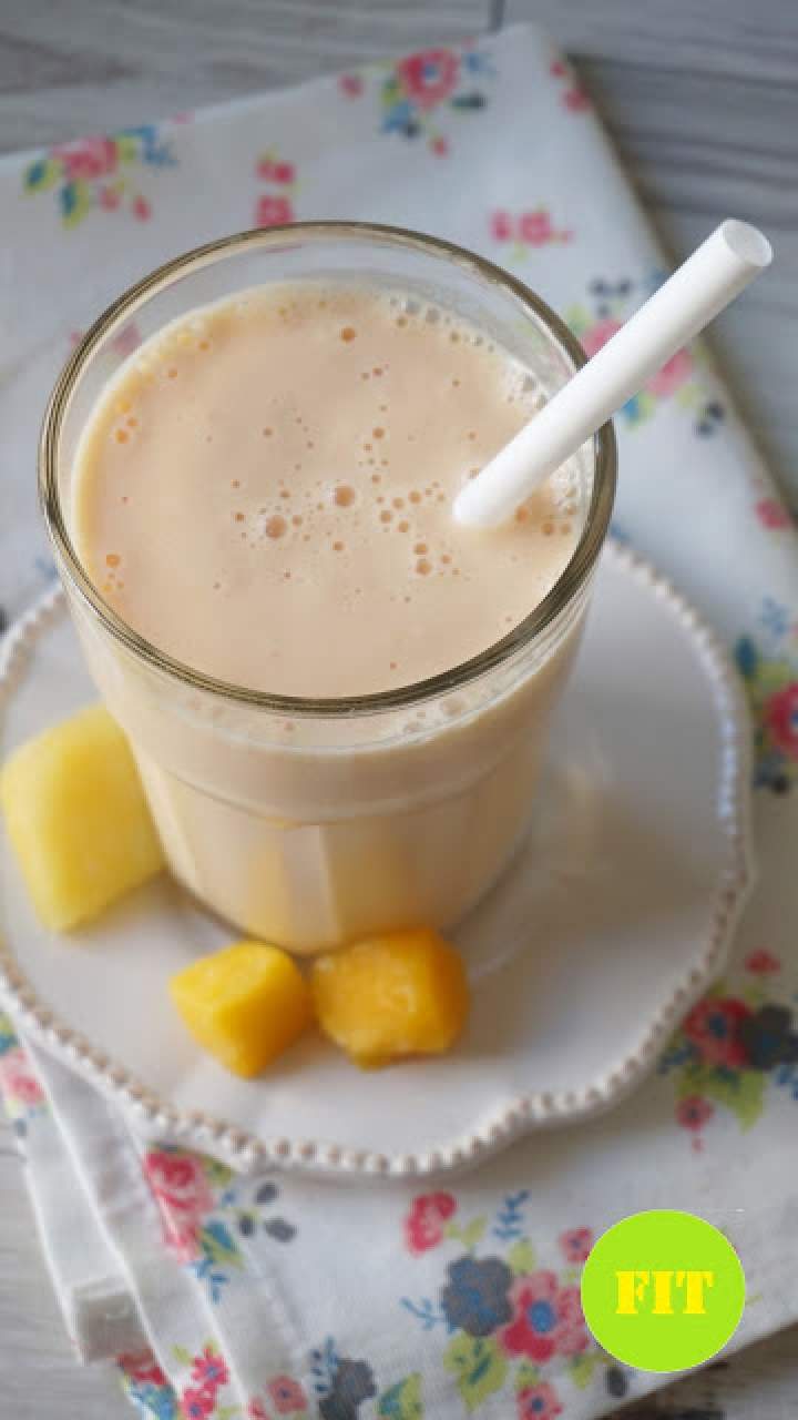 Smoothie ananas-mango-banan