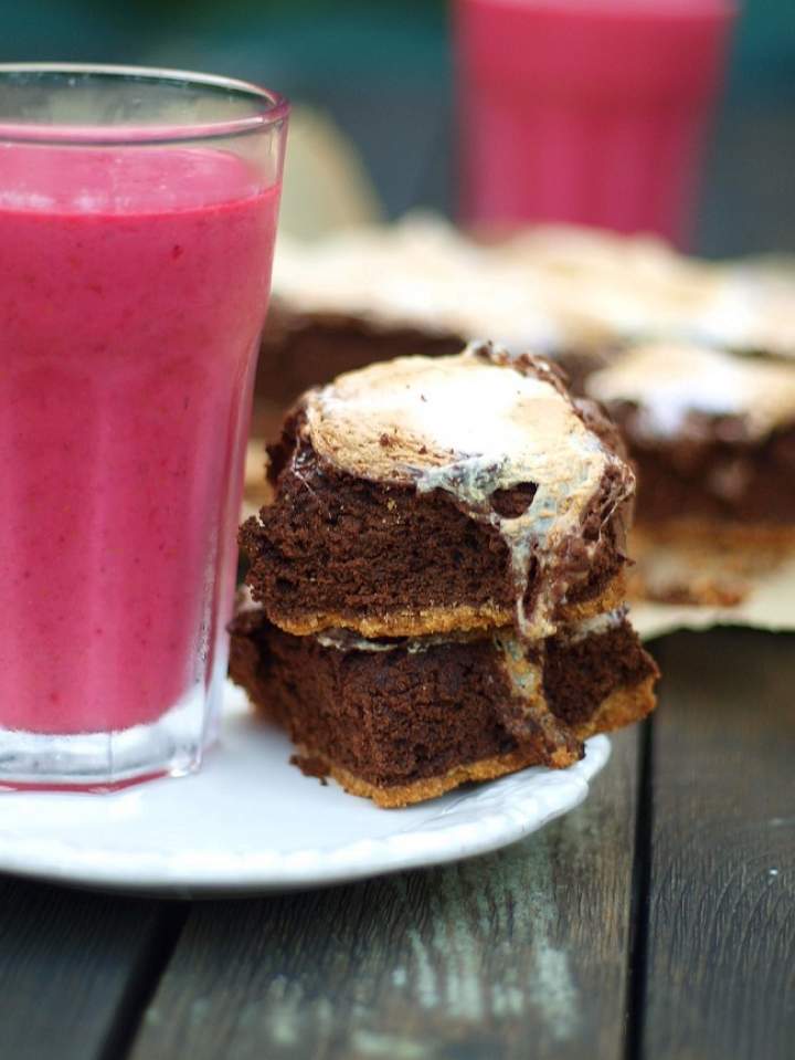 S'mores brownies