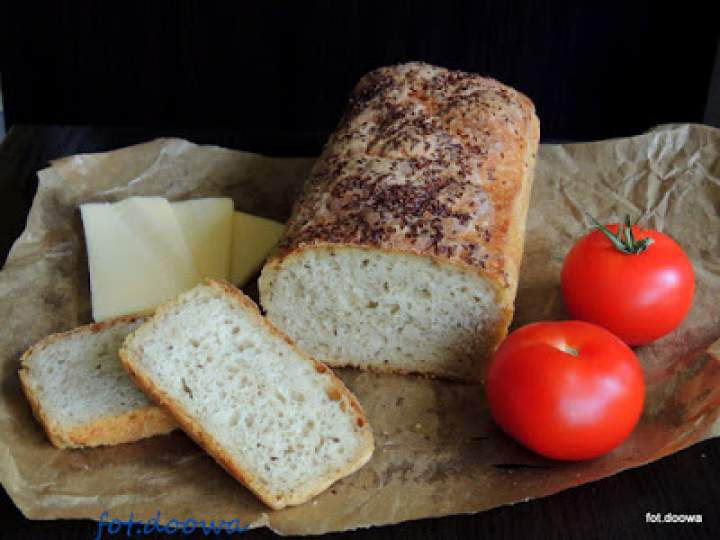 Szybki chleb pszenno – żytni z tikka masala i babką płesznik