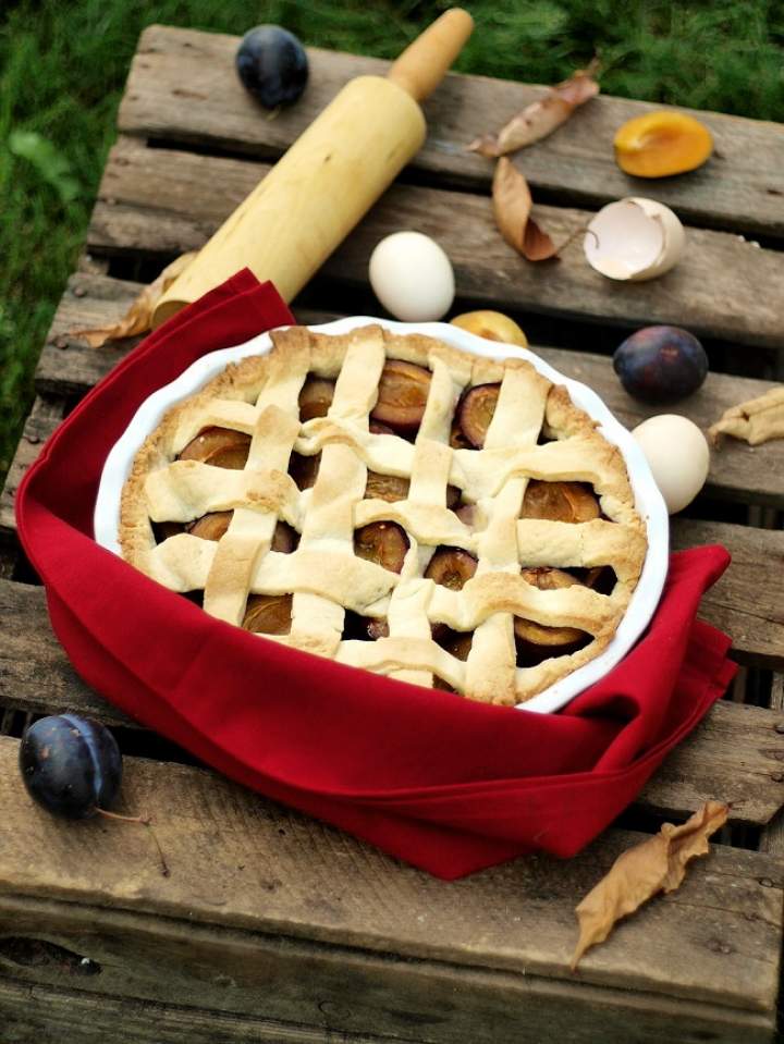 Plum pie (kruche ze śliwkami)