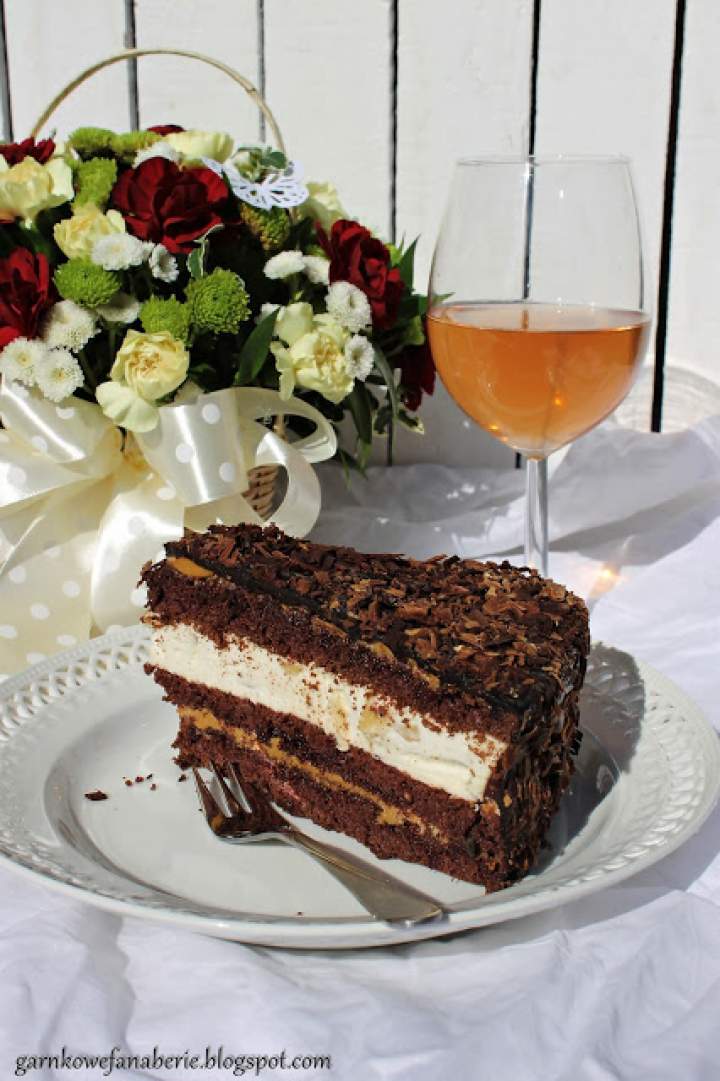 Tort gruszkowo – czekoladowy