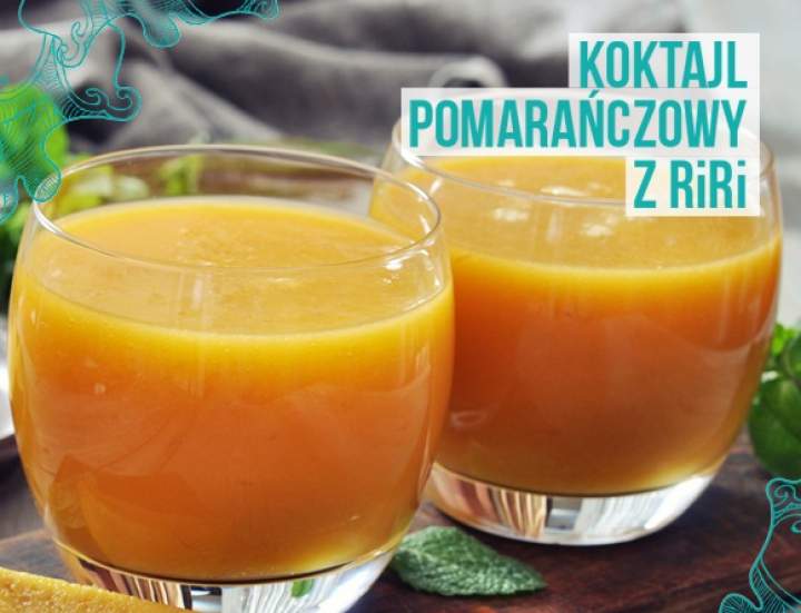 woda kokosowa + pomarańcza + morela + limonka + miód + imbir