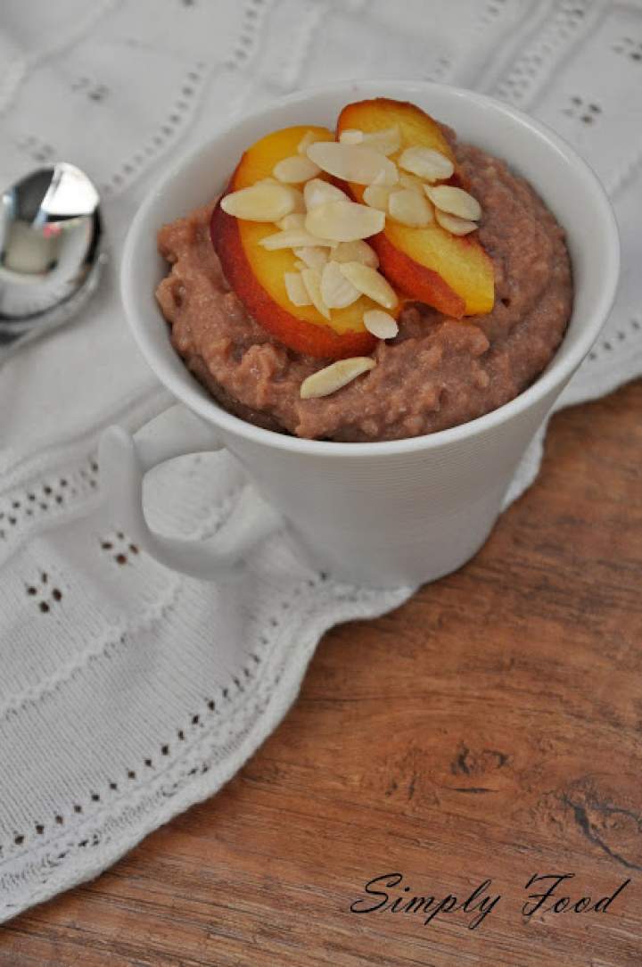 Kakaowy pudding ryżowy