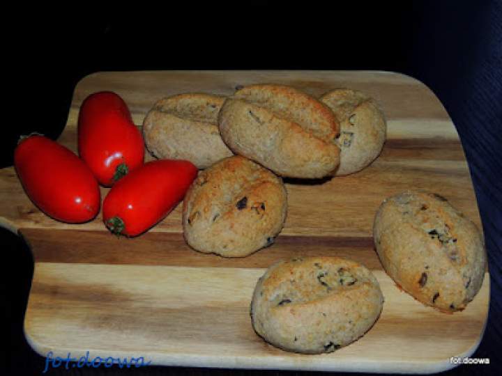 Bułki grahamki z dynią