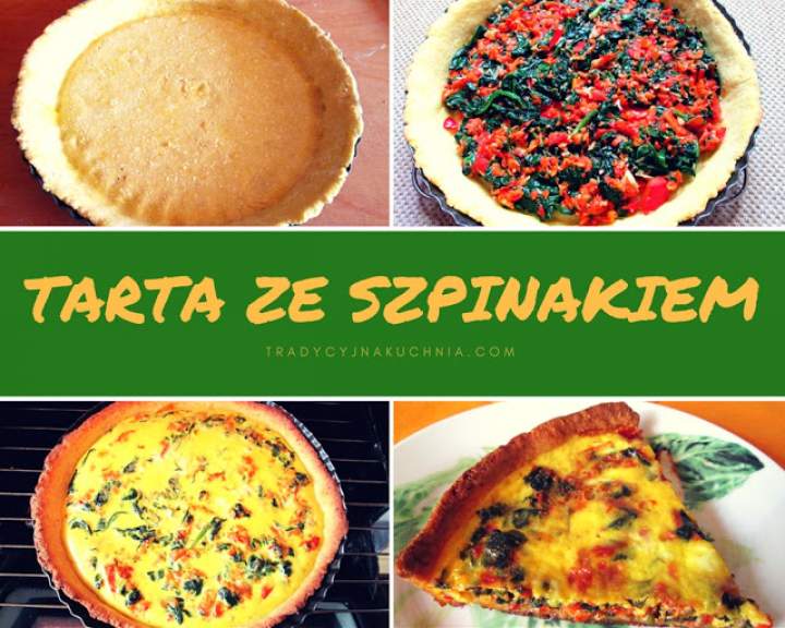 Tarta ze szpinakiem