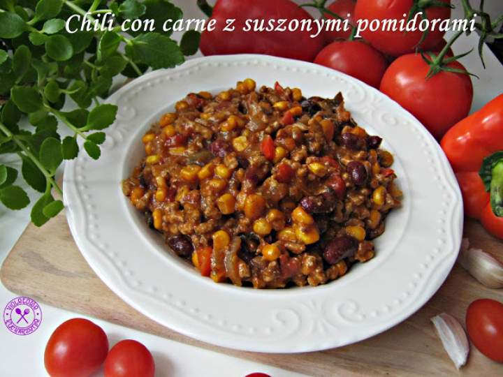 Chili con carne z suszonymi pomidorami