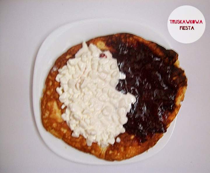 Białkowy omlet na słodko