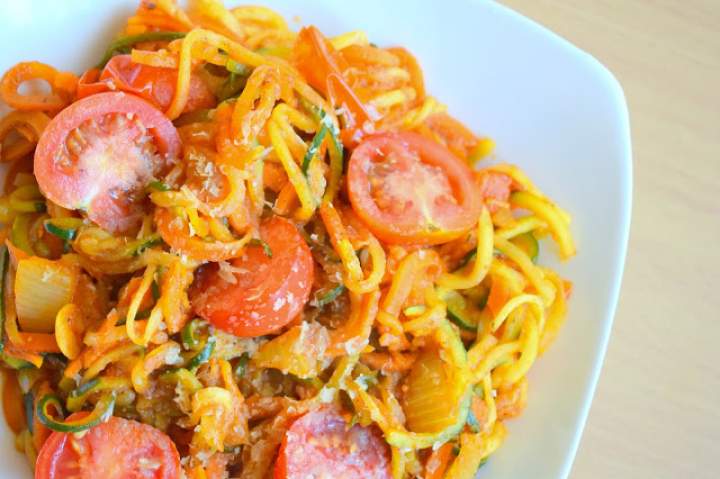 Spaghetti z cukinii – dietetyczne, lekkie, wegańskie :)
