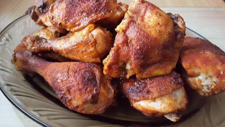 Pikantne udka kurczaka pieczone w folii