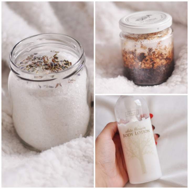 Peeling kawowy, domowa sól do kąpieli, balsam antycellulitowy, maseczka ze spiruliny – kosmetyki DIY