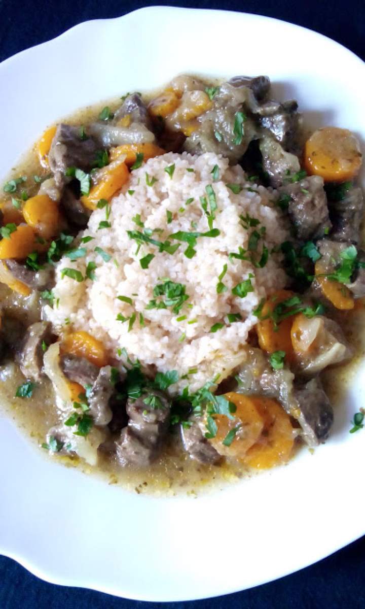 Gulasz z serc indyczych