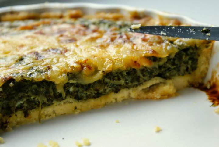 Quiche szpiankowy / ciasto ze szpinaiem / tarta ze szpinakiem