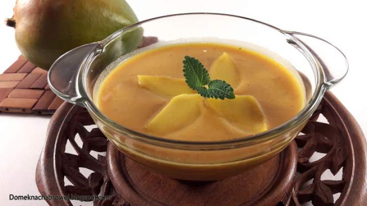 Zupa krem z dyni i mango