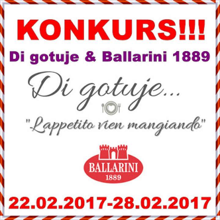 KONKURS – Di gotuje & Ballarini 1889 – do wygrania patelnia granitowa!