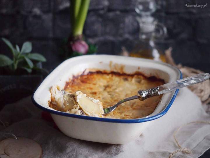 Ziemniaki zapiekane z grzybami i serem / Potato, cheese and mushroom gratin