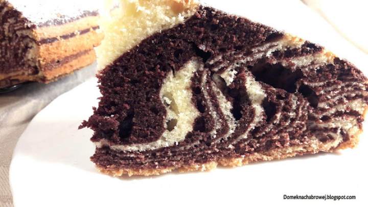 Zebra – ciasto w paski