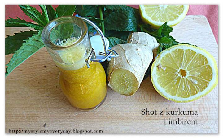 Shot z imbiru i kurkumy – Turmeric Drink With Ginger