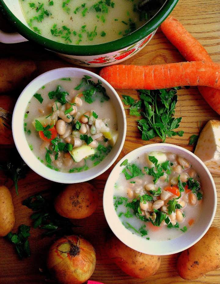 Szybka zupa fasolowa / Quick White Bean Soup