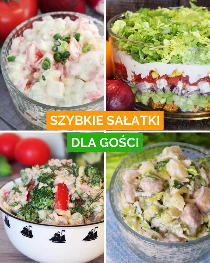 20 przepisów na szybkie sałatki dla gości