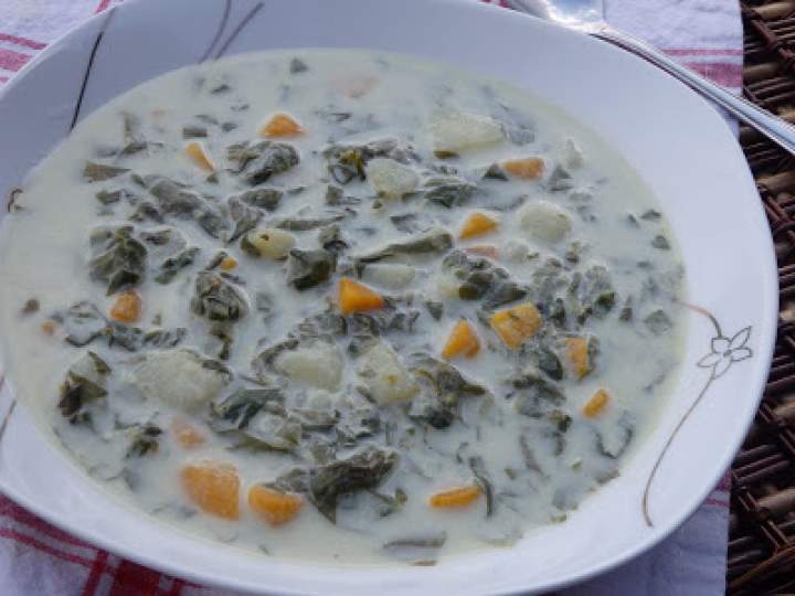 Zupa szpinakowo-szczawiowa