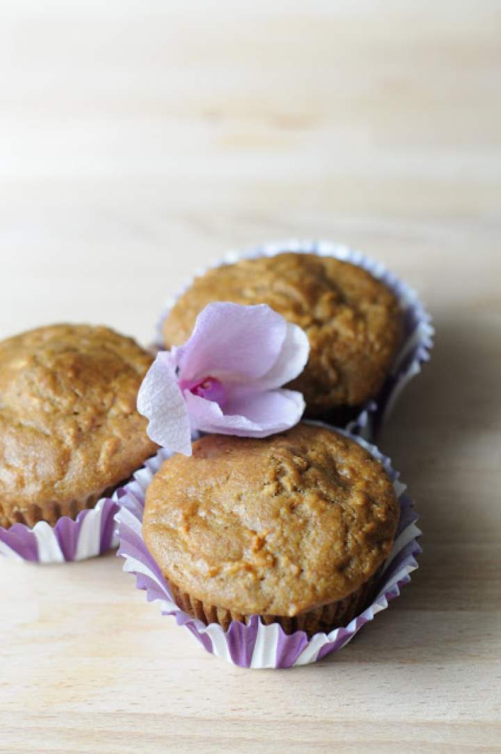Pełnoziarniste cytrynowo – marchewkowe muffinki