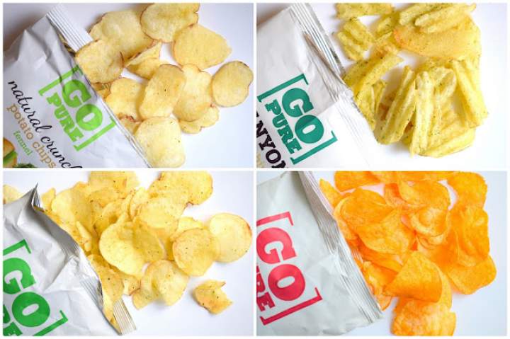 Ekologiczne i bezglutenowe chipsy ziemniaczane Go Pure :)
