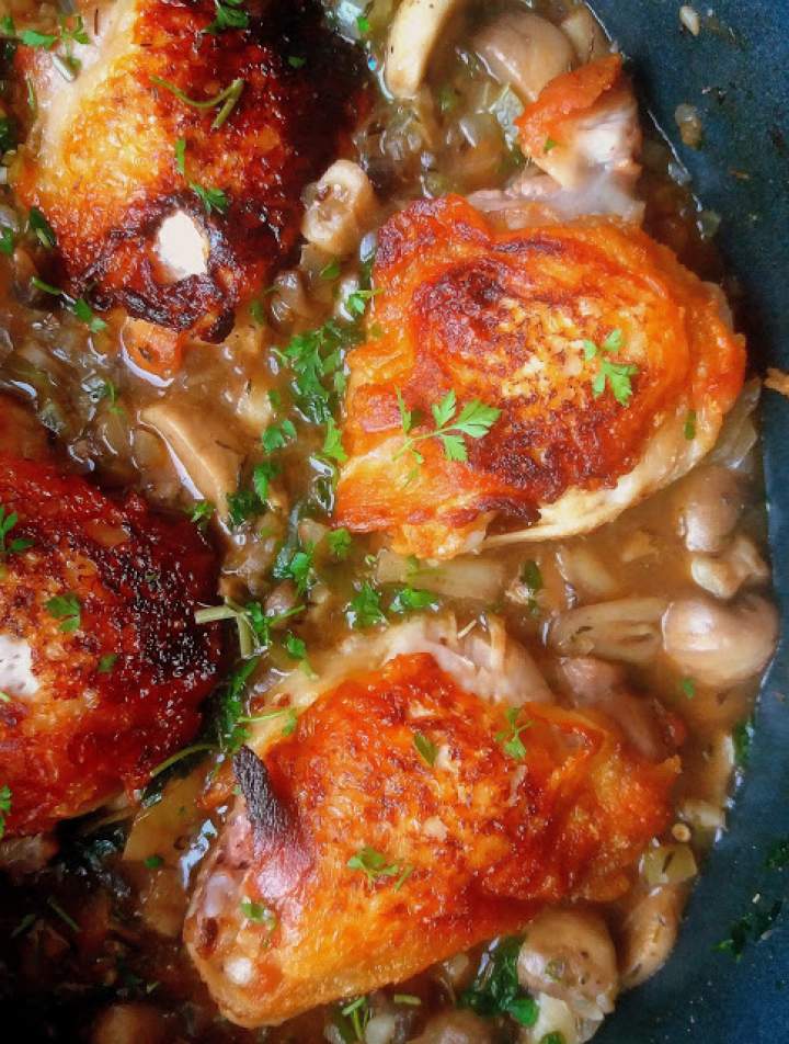 Kurczak w sosie pieczarkowym/ Chicken with Mushroom Gravy