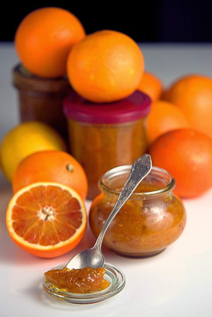 Konfitura pomarańcza z imbirem i czerwonym pieprzem