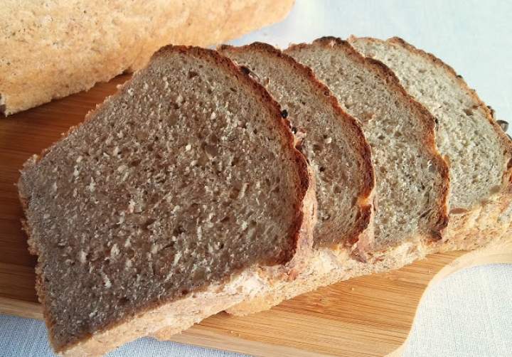 Chleb pszenno-żytni bez zagniatania