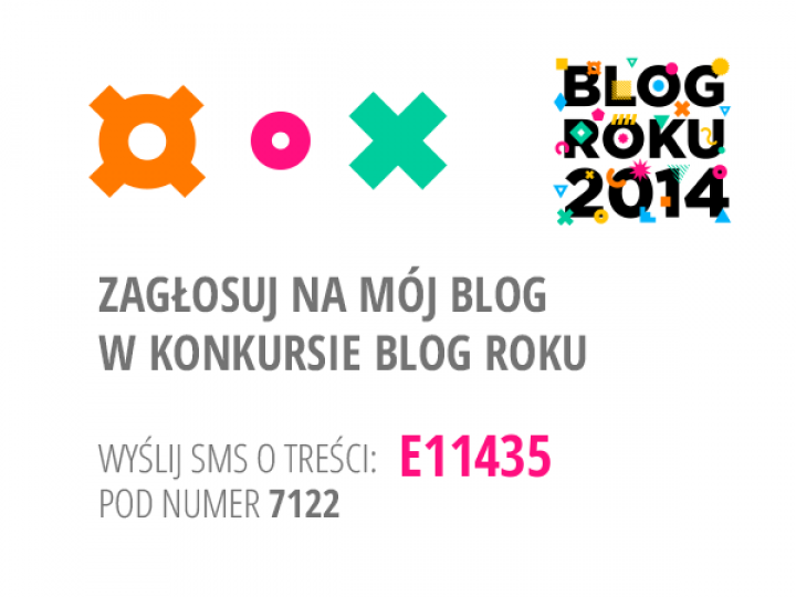 Zapraszam do głosowania na blog roku.