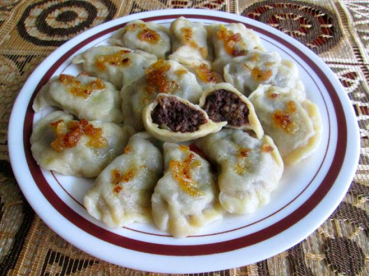 Pierogi gazdyni z kaszanką