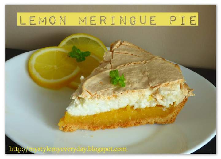 Cytrynowy zawrót głowy czyli lemon meringue pie