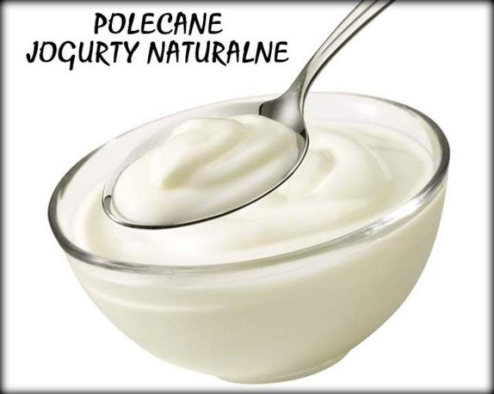 POLECANE jogurty naturalne