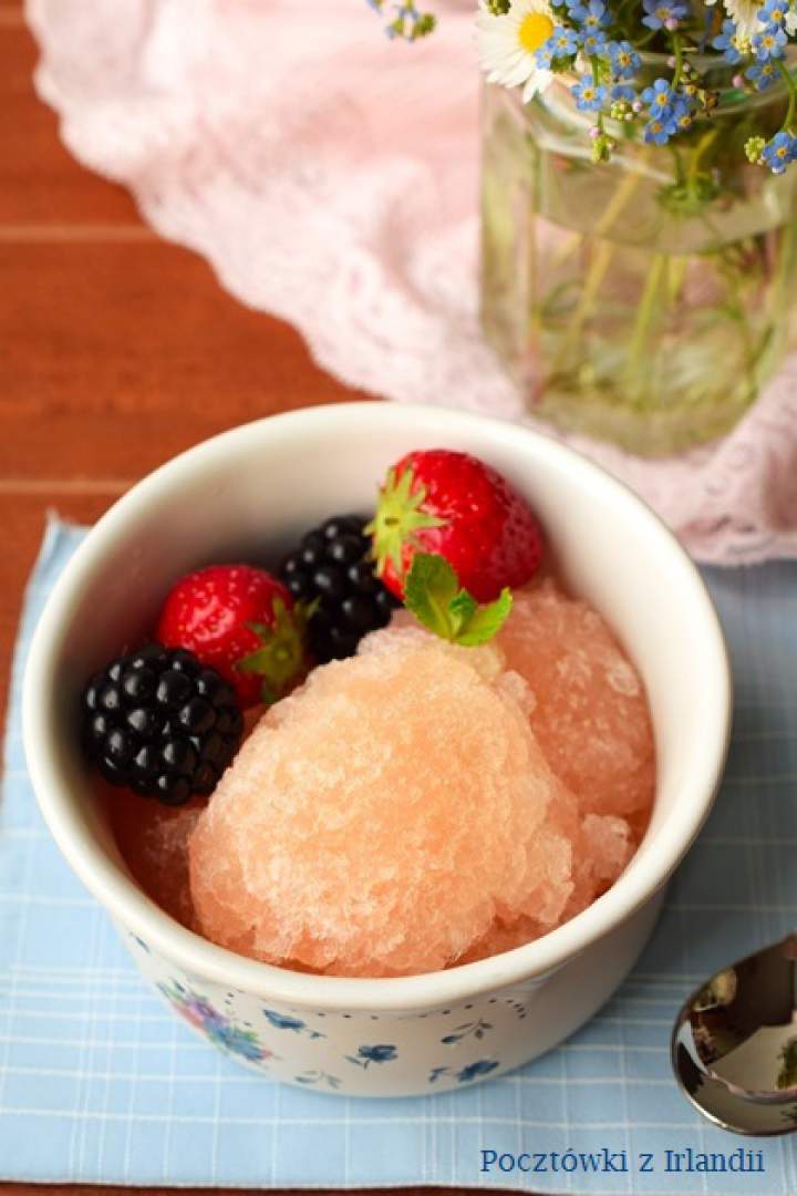 Sorbet grejpfrutowo-miętowy