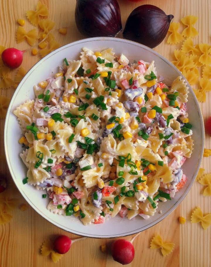 Meksykańska sałatka z makaronem (do grilla) / Mexican Style Pasta Salad