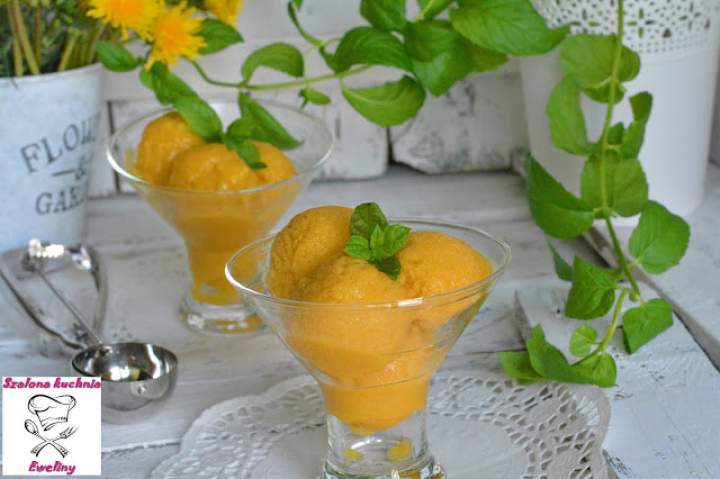 Sorbet z mango i banana