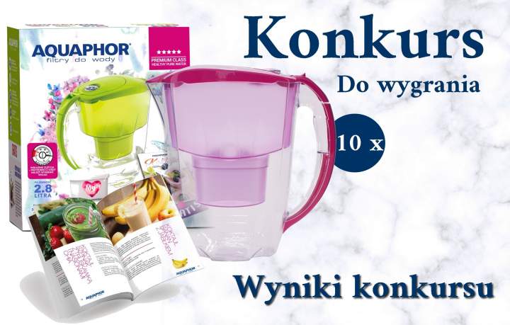 Wyniki konkursu z Aquaphor – filtry do wody