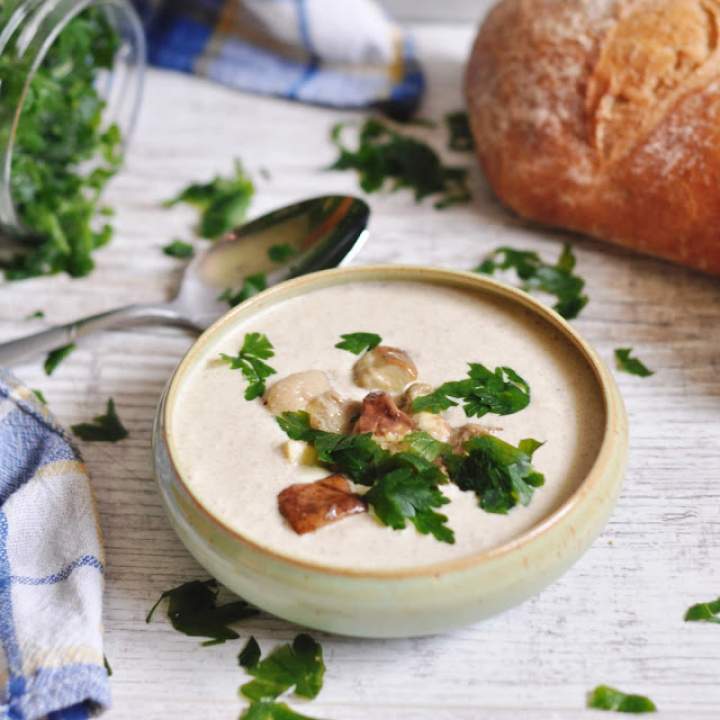Zupa krem borowikowa | vege, vegan |
