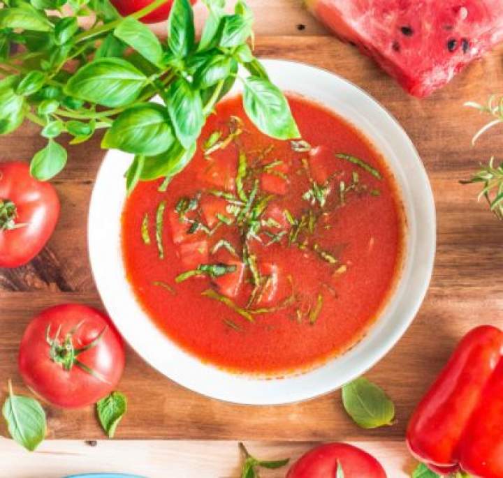 Gazpacho pomidorowo-arbuzowe