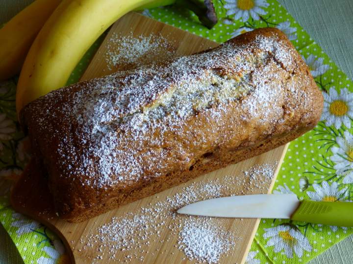 Chlebak bananowy na mocą żytniej