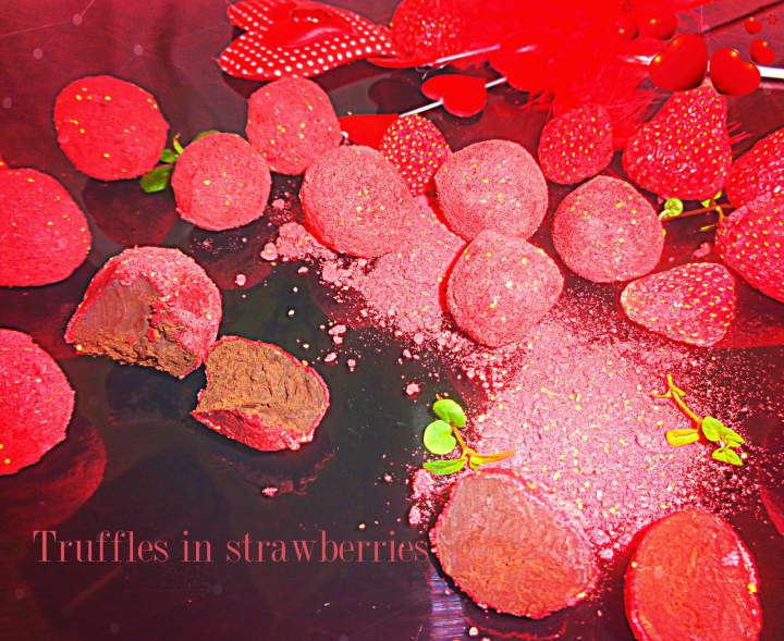 Trufle w truskawkach – Truffles in strawberries