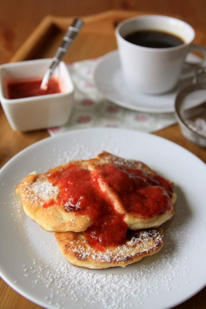 Słodkie placuszki twarogowe