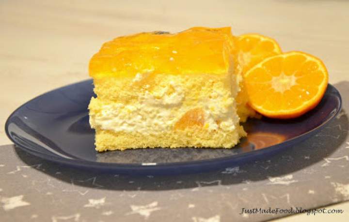 Ciasto brzoskwiniowe z pomarańczami