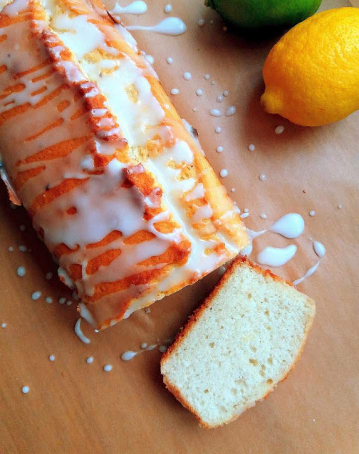 Ciasto cytrynowo-waniliowe z białek / Vanilla Lemon Egg White Bread