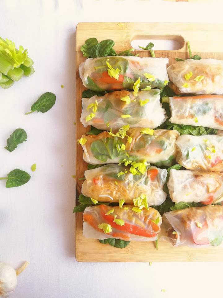 Sajgonki z kurczakiem / Chicken Spring Rolls