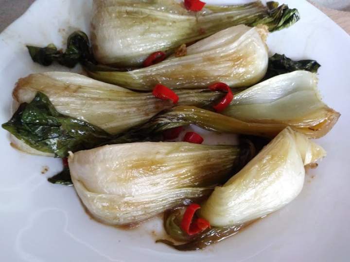 Pak choi z chilli i czosnkiem